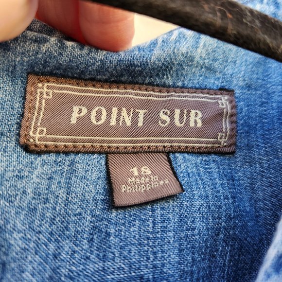 J. Crew Point Sur Wide-Leg Tailored Indigo Jumpsuit - Picture 7 of 9